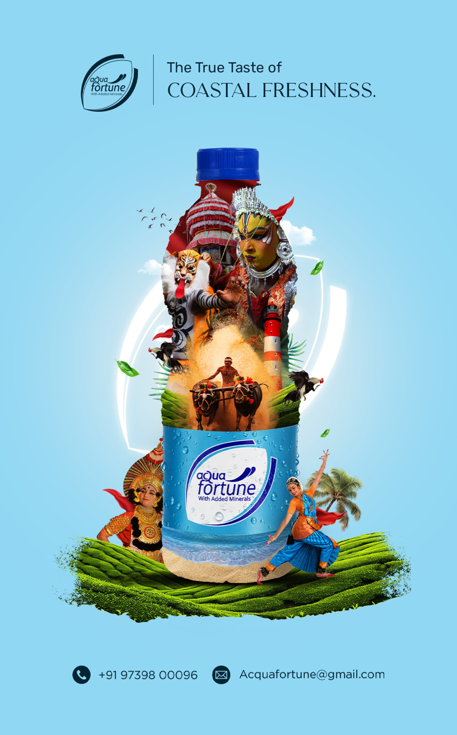 Acqua Fortune packaged drinking water – The True Taste of Coastal Freshness