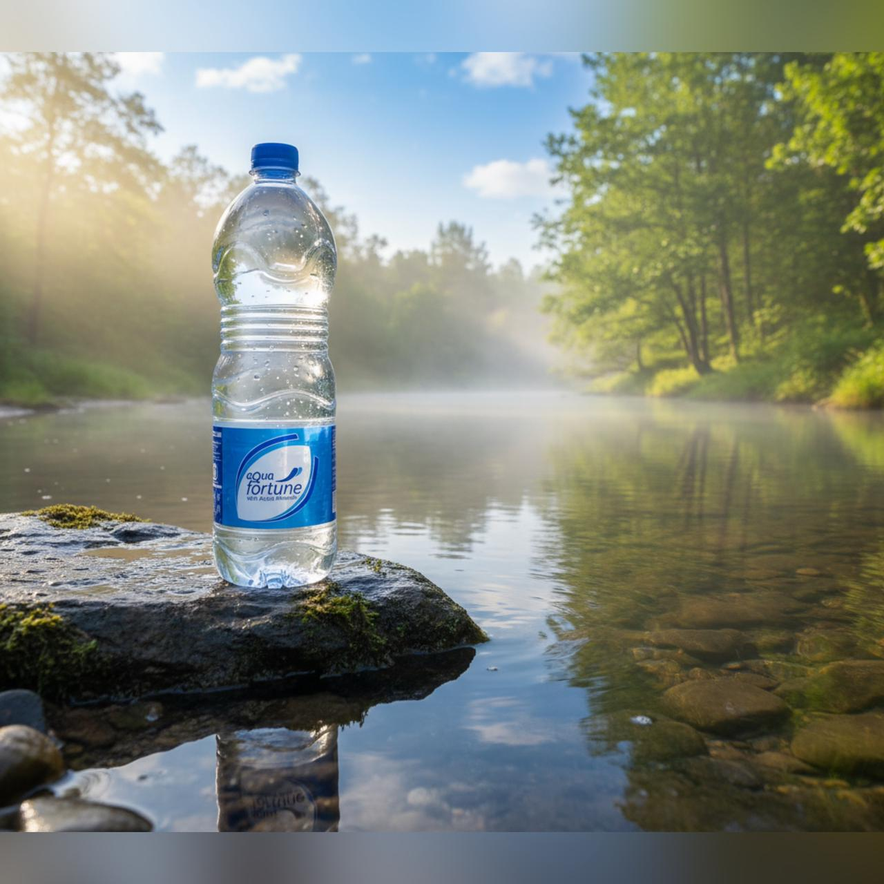 Acqua Fortune packaged water by pristine river – pure drinking water Karnataka